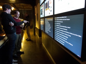A look at Gawker's big board. Photo credit as "Scott Beale / Laughing Squid